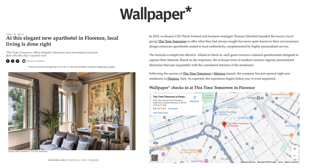 At this elegant new aparthotel in Florence, local living is done right